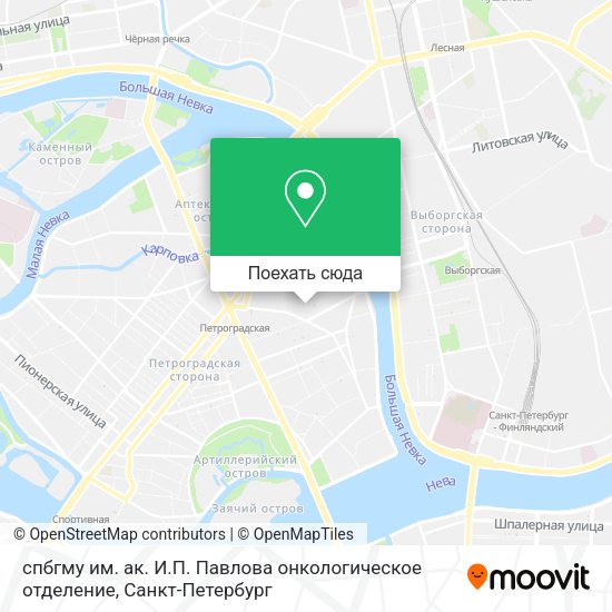Карта спбгму им. ак. И.П. Павлова онкологическое отделение
