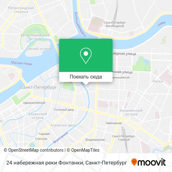 Карта 24 набережная реки Фонтанки