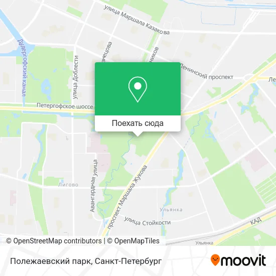 Карта Полежаевский парк