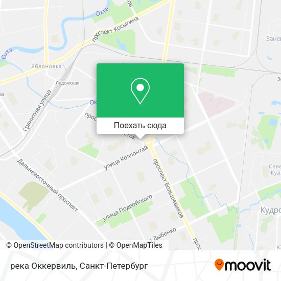 Карта река Оккервиль