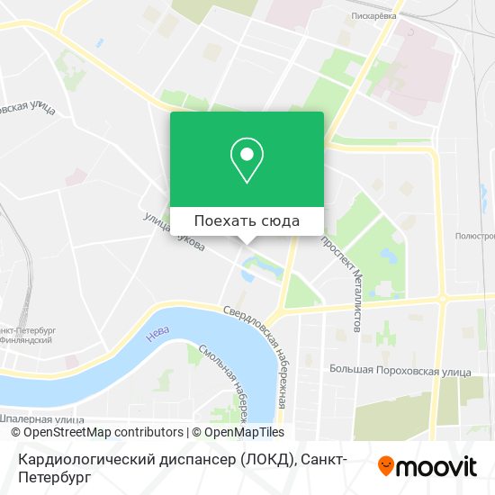 Карта Кардиологический диспансер (ЛОКД)