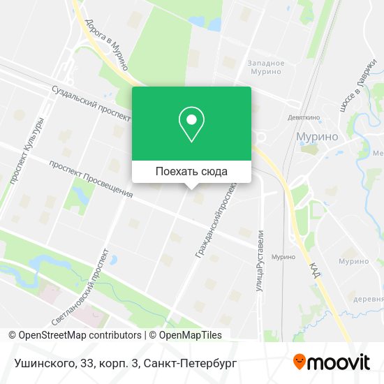 Карта Ушинского, 33, корп. 3
