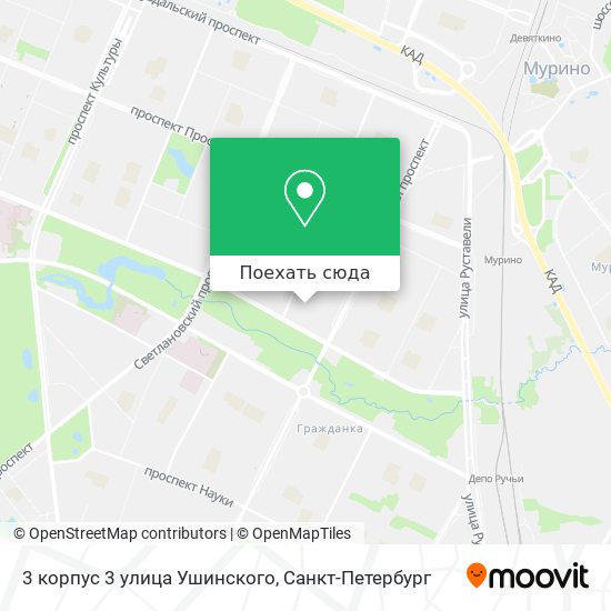 Карта 3 корпус 3 улица Ушинского