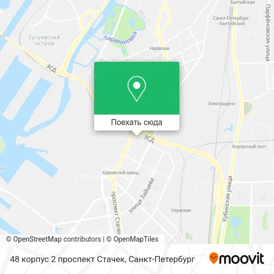 Карта 48 корпус 2 проспект Стачек