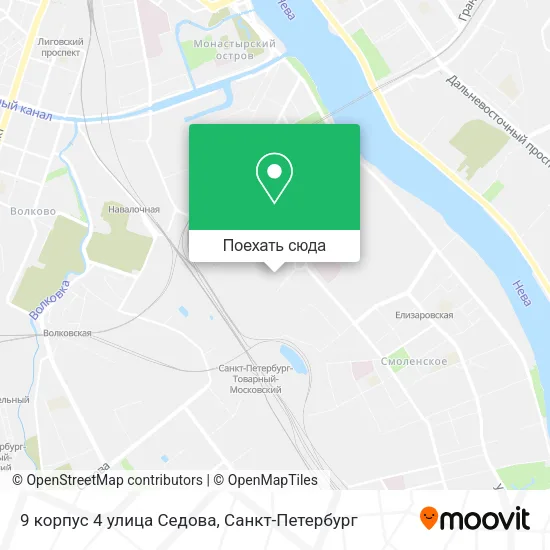 Карта 9 корпус 4 улица Седова