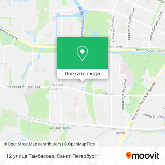 Карта 12 улица Тамбасова
