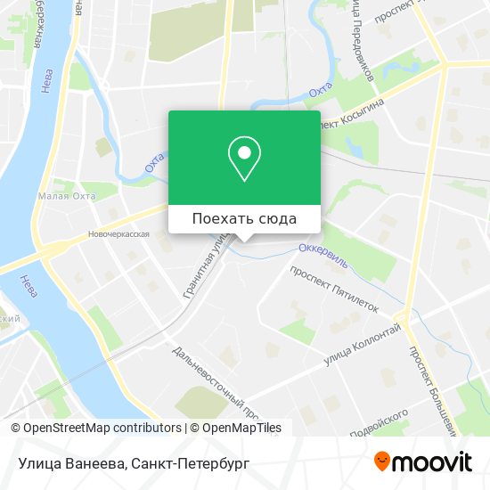 Карта Улица Ванеева