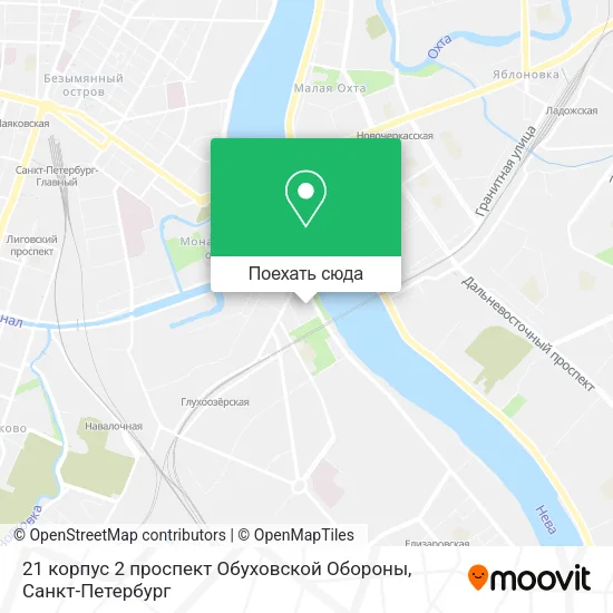 Карта 21 корпус 2 проспект Обуховской Обороны