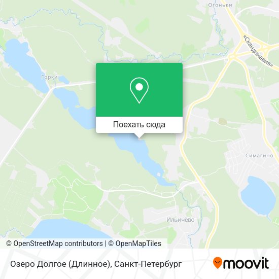 Карта Озеро Долгое (Длинное)