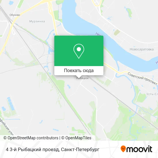 Карта 4 3-й Рыбацкий проезд