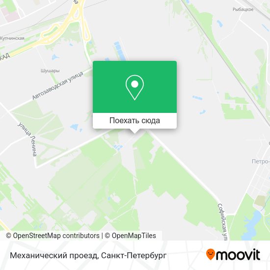 Карта Механический проезд