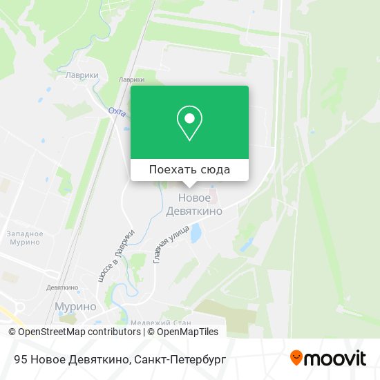Карта 95 Новое Девяткино