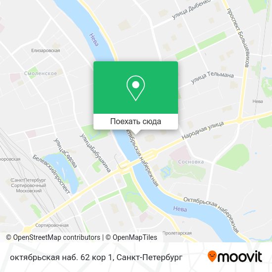 Карта октябрьская наб. 62 кор 1
