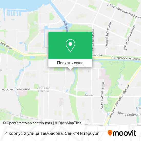 Карта 4 корпус 2 улица Тамбасова