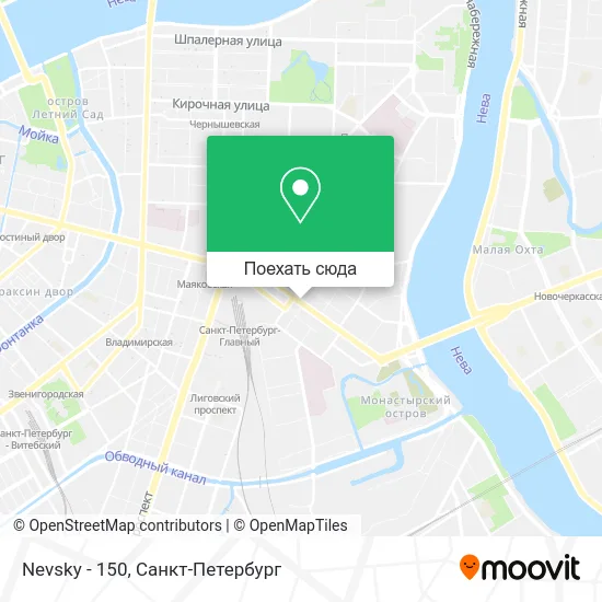 Карта Nevsky - 150