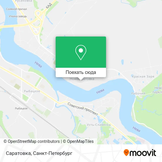 Карта Саратовка