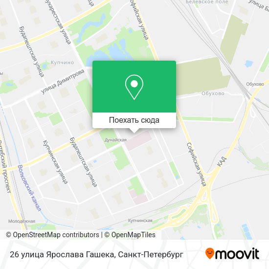 Карта 26 улица Ярослава Гашека