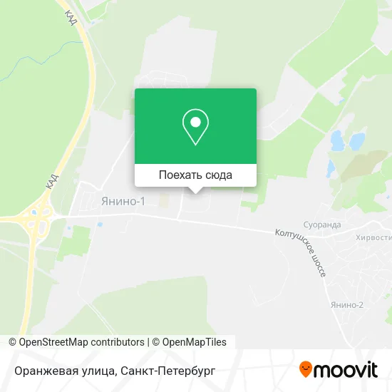 Карта Оранжевая улица