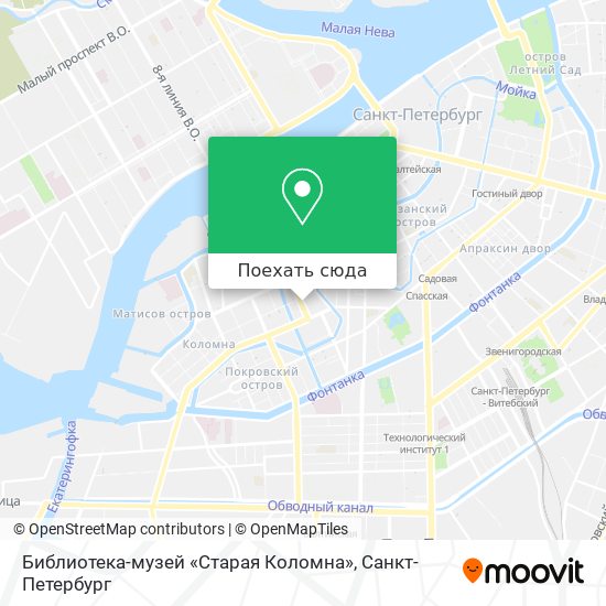 Коломна спб карта