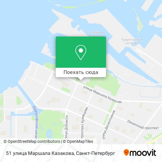 Карта 51 улица Маршала Казакова