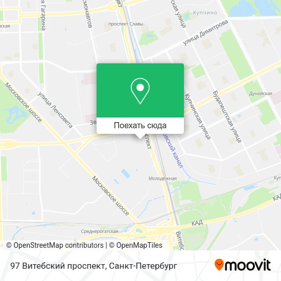 Карта 97 Витебский проспект