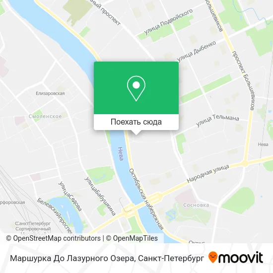 Карта Маршурка До Лазурного Озера