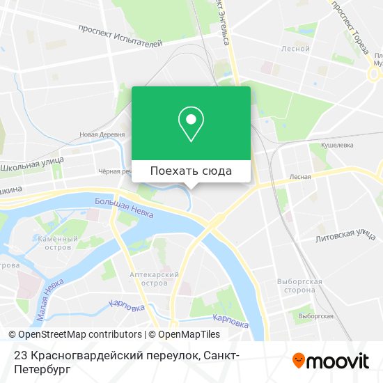 Карта 23 Красногвардейский переулок