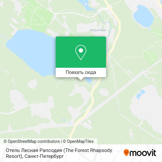 Карта Отель Лесная Рапсодия (The Forest Rhapsody Resort)