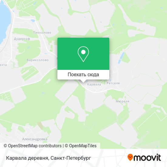 Карта Карвала деревня