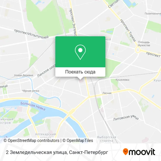 Карта 2 Земледельческая улица
