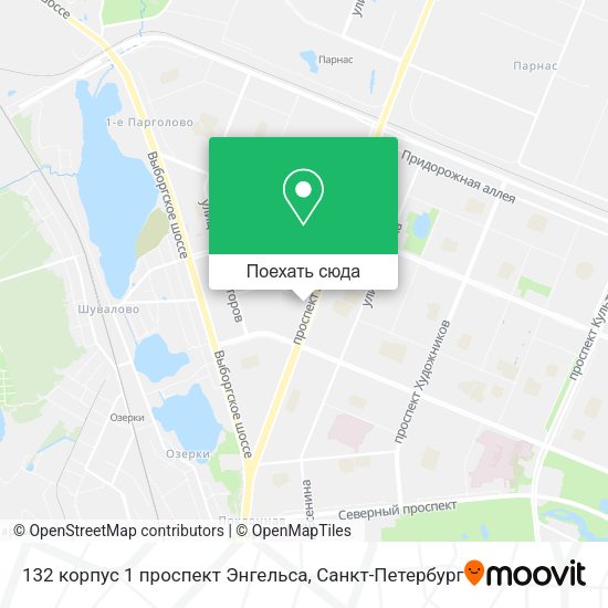 Карта 132 корпус 1 проспект Энгельса