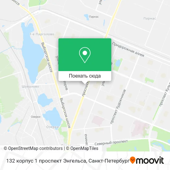 Карта 132 корпус 1 проспект Энгельса