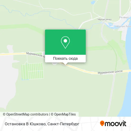 Карта Остановка В Юшково