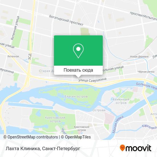 Карта Лахта Клиника
