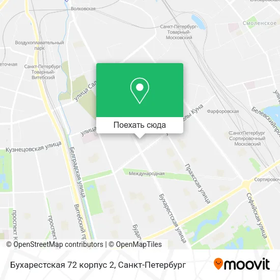 Карта Бухарестская    72 корпус 2