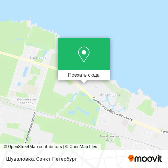 Карта Шуваловка