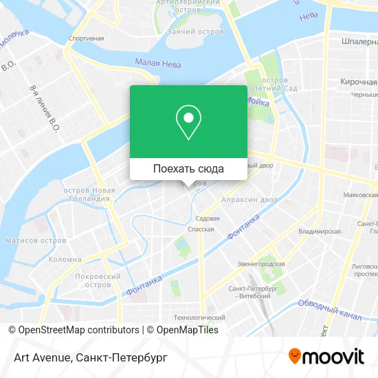Карта Art Avenue