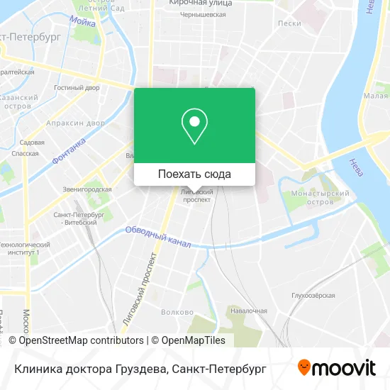 Карта Клиника доктора Груздева