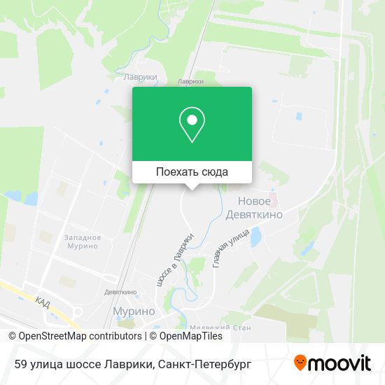 Карта 59 улица шоссе Лаврики