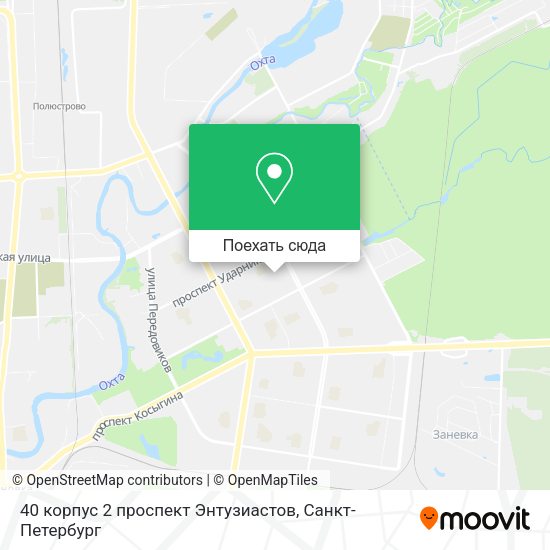Карта 40 корпус 2 проспект Энтузиастов