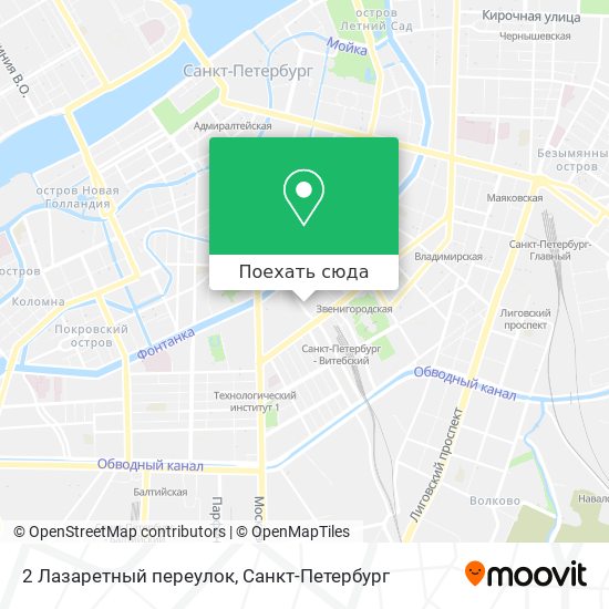 Карта 2 Лазаретный переулок