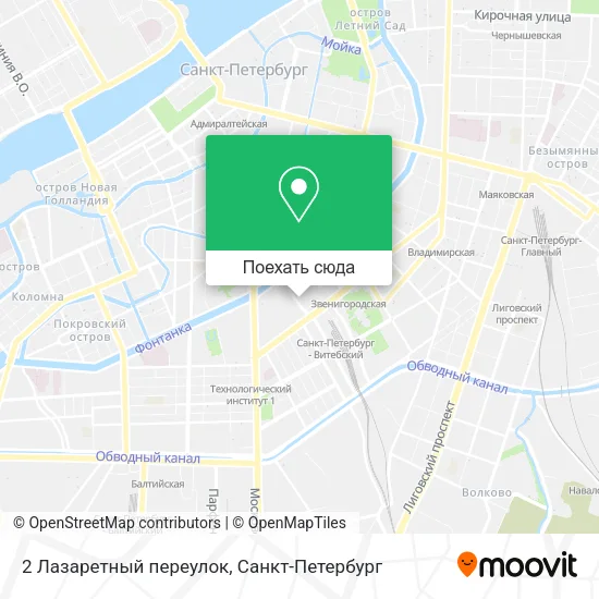 Карта 2 Лазаретный переулок