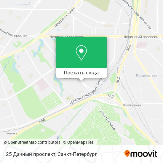 Карта 25 Дачный проспект