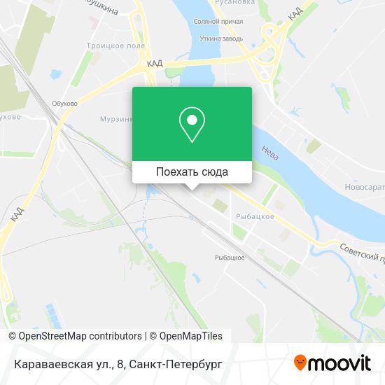 Карта Караваевская ул., 8