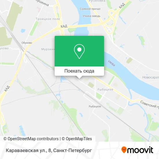 Карта Караваевская ул., 8