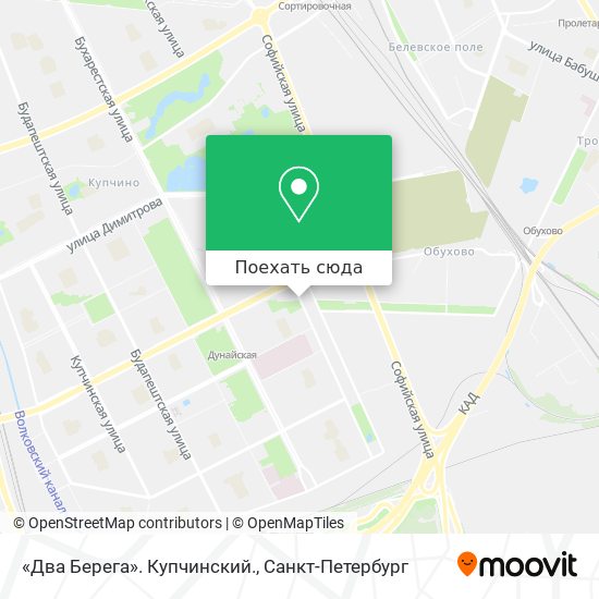 Карта «Два Берега». Купчинский.