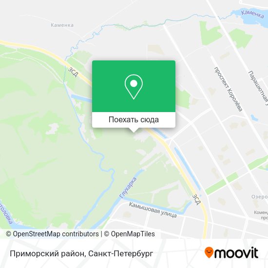 Карта Приморский район