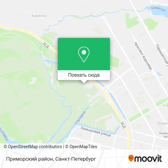 Карта Приморский район