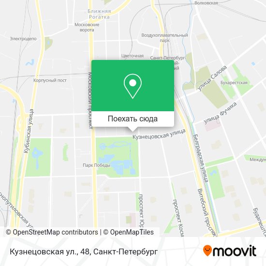 Карта Кузнецовская ул., 48