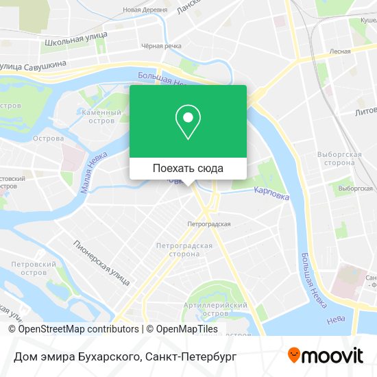 Карта Дом эмира Бухарского